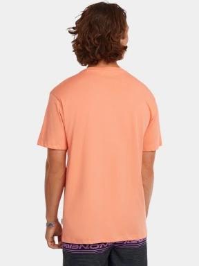 O'Neill O'Neill Logo Stripe T-Shirt férfi rövid ujjú póló narancssárga színben 3