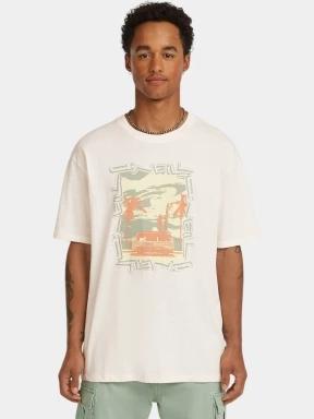 O'Neill O'Neill Photo Front Print T-Shirt férfi rövid ujjú póló fehér színben 1