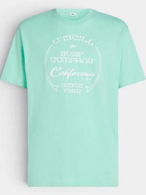 O'Neill O'Neill Beach Front Print T-Shirt férfi rövid ujjú póló világoskék színben 1
