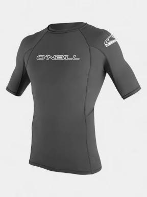 O'Neill Basic Skins S/S Rash Guard férfi rövid ujjú lycra szürke színben 1