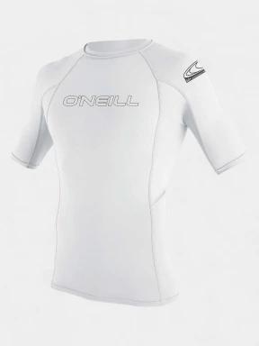 O'Neill Basic Skins S/S Rash Guard férfi rövid ujjú lycra fehér színben 1