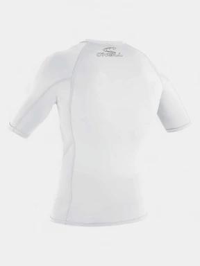 O'Neill Basic Skins S/S Rash Guard férfi rövid ujjú lycra fehér színben 3