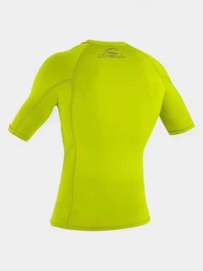 O'Neill Basic Skins S/S Rash Guard férfi rövid ujjú lycra zöld színben 3