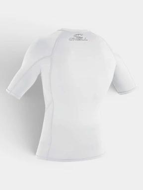 O'Neill Basic Skins S/S Rash Guard férfi rövid ujjú lycra fehér színben 3