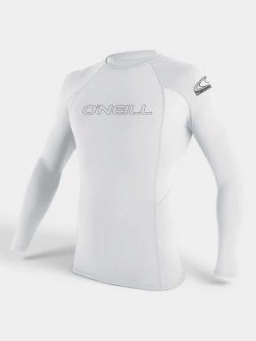 O'Neill Basic Skins L/S Rash Guard férfi hosszú ujjú lycra fehér színben 1