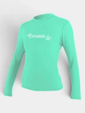 O'Neill Wms Basic Skins L/S Sun Shirt női hosszú ujjú lycra világoszöld színben 1