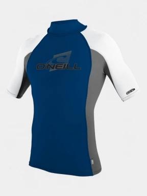 O'Neill Premium Skins S/S Turtleneck Rash Guard férfi rövid ujjú lycra kék színben 1