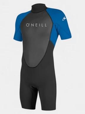 O'Neill Reactor-2 2mm Back Zip S/S Spring férfi rövid ujjú neoprén ruha fekete színben 1