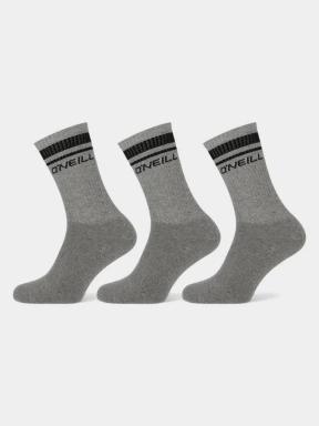 O'Neill O'Neill Unisex Sport Socks Stripe 3-Pack bokazokni szürke színben 1