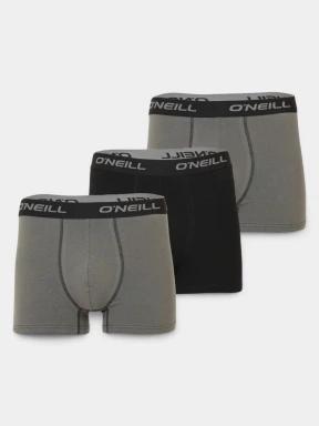 O'Neill O'Neill Men Boxershorts Uni 3-Pack férfi alsónadrág szürke színben 1