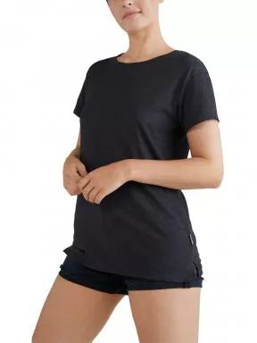 O'Neill Essentials T-Shirt női rövid ujjú póló fekete színben 1
