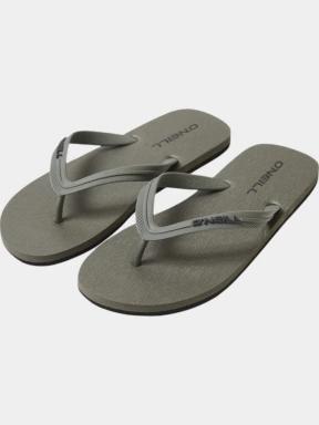 O'Neill Profile Small Logo Sandals férfi flip flop papucs oliva színben 1