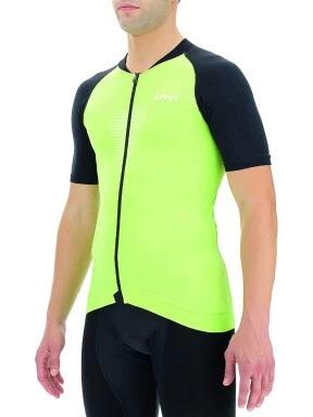 UYN Man Biking Granfondo Ow Shirt SH_SL férfi rövid ujjú sport póló fekete színben 3