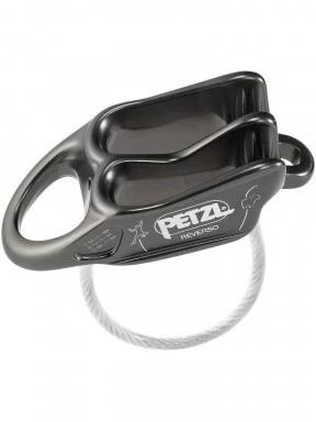 Petzl REVERSO ereszkedő- és biztosító eszköz fekete színben 1