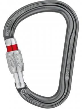 Petzl WILLIAM SCREW-LOCK karabiner szürke színben 1