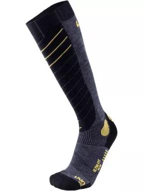 UYN Man Ski Ultra Fit Socks férfi sízokni szürke színben 1