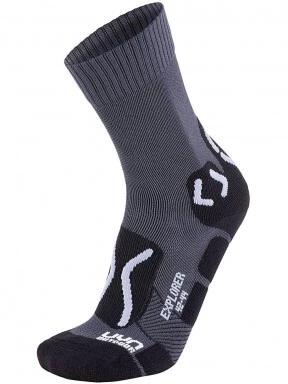 UYN UYN MAN OUTDOOR EXPLORER SOCKS férfi túrazokni szürke színben 1