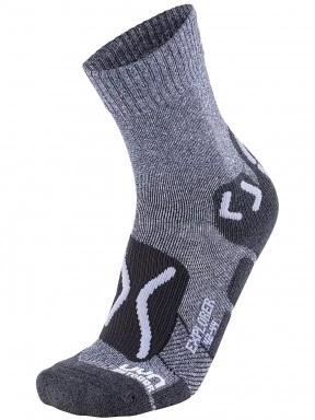 UYN UYN MAN OUTDOOR EXPLORER SOCKS férfi túrazokni szürke színben 1