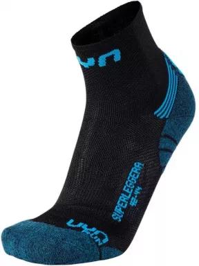 UYN Man Run Superleggera Socks férfi sportzokni fekete színben 1