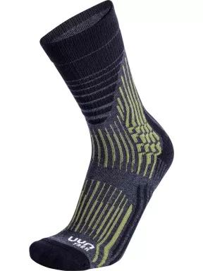 UYN Man Trekking Wave Socks férfi túrazokni fekete színben 1