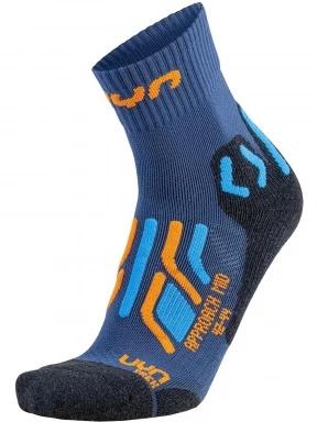 UYN UYN MAN TREKKING APPROACH MID SOCKS férfi túrazokni kék színben 1