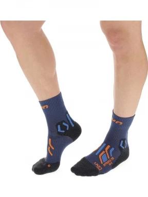 UYN UYN MAN TREKKING APPROACH MID SOCKS férfi túrazokni kék színben 3