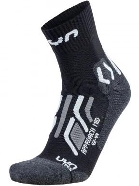 UYN UYN MAN TREKKING APPROACH MID SOCKS férfi túrazokni fekete színben 1