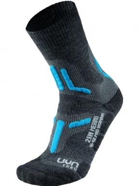 UYN UYN WOMAN TREKKING 2IN MERINO MID SOCKS női túrazokni szürke színben 1