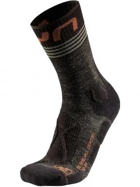 UYN UYN MAN TREKKING ONE ALL SEASON MID SOCKS férfi túrazokni barna színben 1