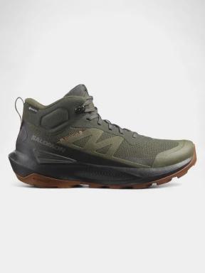 Salomon Elixir Activ Mid Gore-Tex férfi túrabakancs oliva színben 3