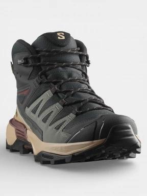 Salomon X Ultra 360 Mid GTX férfi túrabakancs oliva színben 1