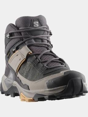 Salomon X Ultra 5 Mid GTX W női túrabakancs szürke színben 1