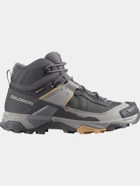 Salomon X Ultra 5 Mid GTX W női túrabakancs szürke színben 3