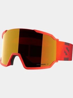 Salomon S/View 3 Ml síszemüveg piros színben 1