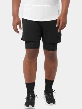 Salomon Sense 2In1 Shorts M férfi sport rövidnadrág fekete színben 1