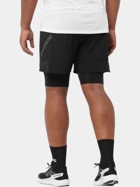 Salomon Sense 2In1 Shorts M férfi sport rövidnadrág fekete színben 3