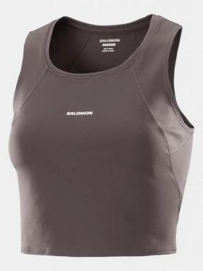 Salomon Shakeout Bliss női tank top barna színben 1