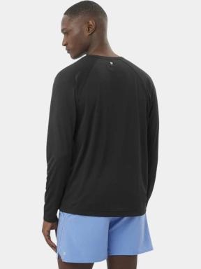 Salomon Shkout Core Ls Tee M férfi hosszú ujjú sport póló fekete színben 3