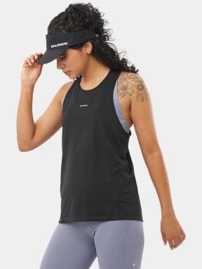 Salomon Shkout Core Tank W női tank top fekete színben 1