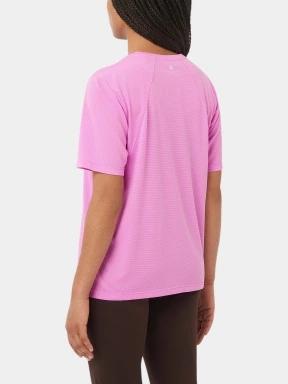 Salomon Shkout Core SS Tee W női rövid ujjú sport póló rózsaszín színben 3