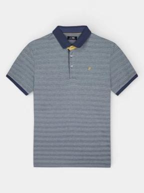 TBS Sammipol férfi galléros póló kék színben 1