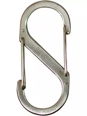 Niteize Nite Ize S karabíner karabiner szürke színben 1