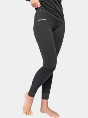 Schöffel Merino Sport Pants long W női aláöltöző nadrág fekete színben 1