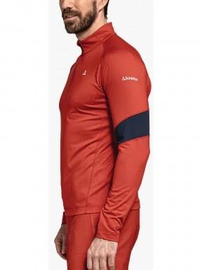 Schöffel Longsleeve Glatthorn M férfi polár pulóver piros színben 3