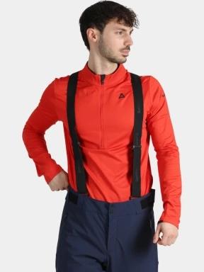 Schöffel Longsleeve Style Pine MNS férfi polár pulóver piros színben 1