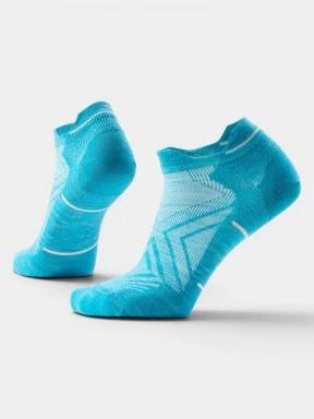 Smartwool Women's Run Zero Cushion Low Ankle Socks Run női sportzokni világoskék színben 1