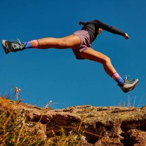 Smartwool Women’s Hike Targeted Cushion Mountain S női túrazokni multikolor színben 3