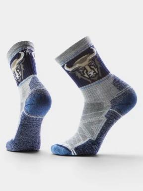 Smartwool Hike Light Cushion Bison Crew Socks túrazokni kék színben 1