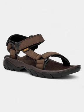Teva Terra Fi 5 Universal Leather férfi túraszandál barna színben 1