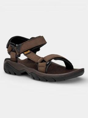 Teva Terra Fi 5 Universal Leather férfi túraszandál barna színben 1